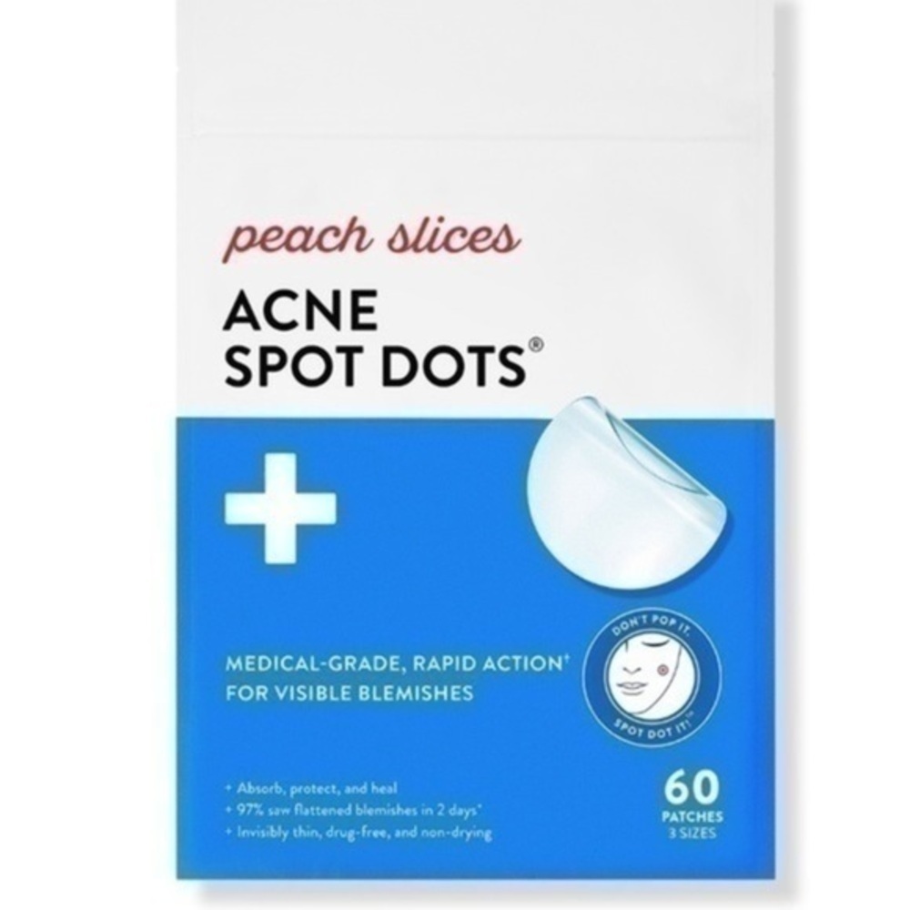 Peach Slices Acne Spot Dots - 60 patches